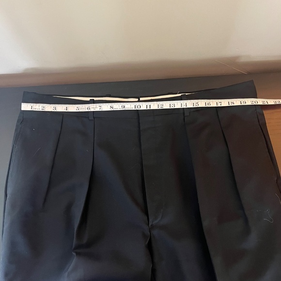 Vintage Culwell & Son Royal Label Men’s Black Trousers 40X28 - Picture 3 of 12